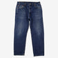 Levis 505 Jeans 34x29 Blue Regular Straight Faded Dark Stonewash Mid Rise Denim