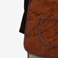 Vintage Suede Vest M Mens 80s Brown Tan Faux Shearling Casual Outdoor Gilet