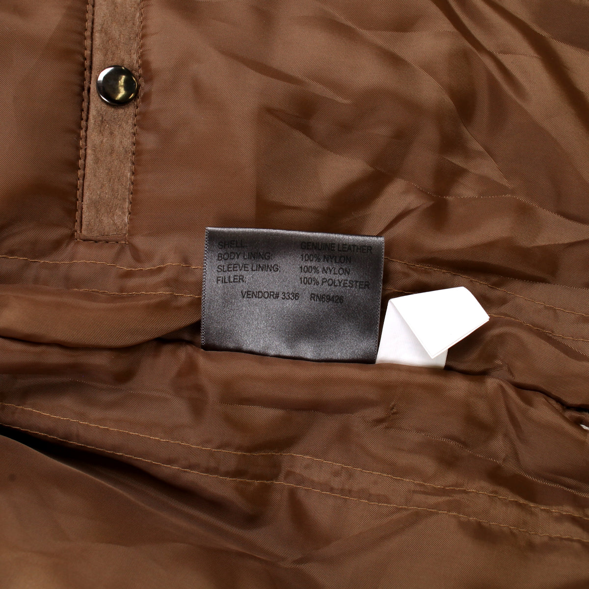 Wilsons Suede  Leather Jacket S Mens 00s Brown Lined Casual Biker