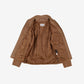 Wilsons Suede  Leather Jacket S Mens 00s Brown Lined Casual Biker