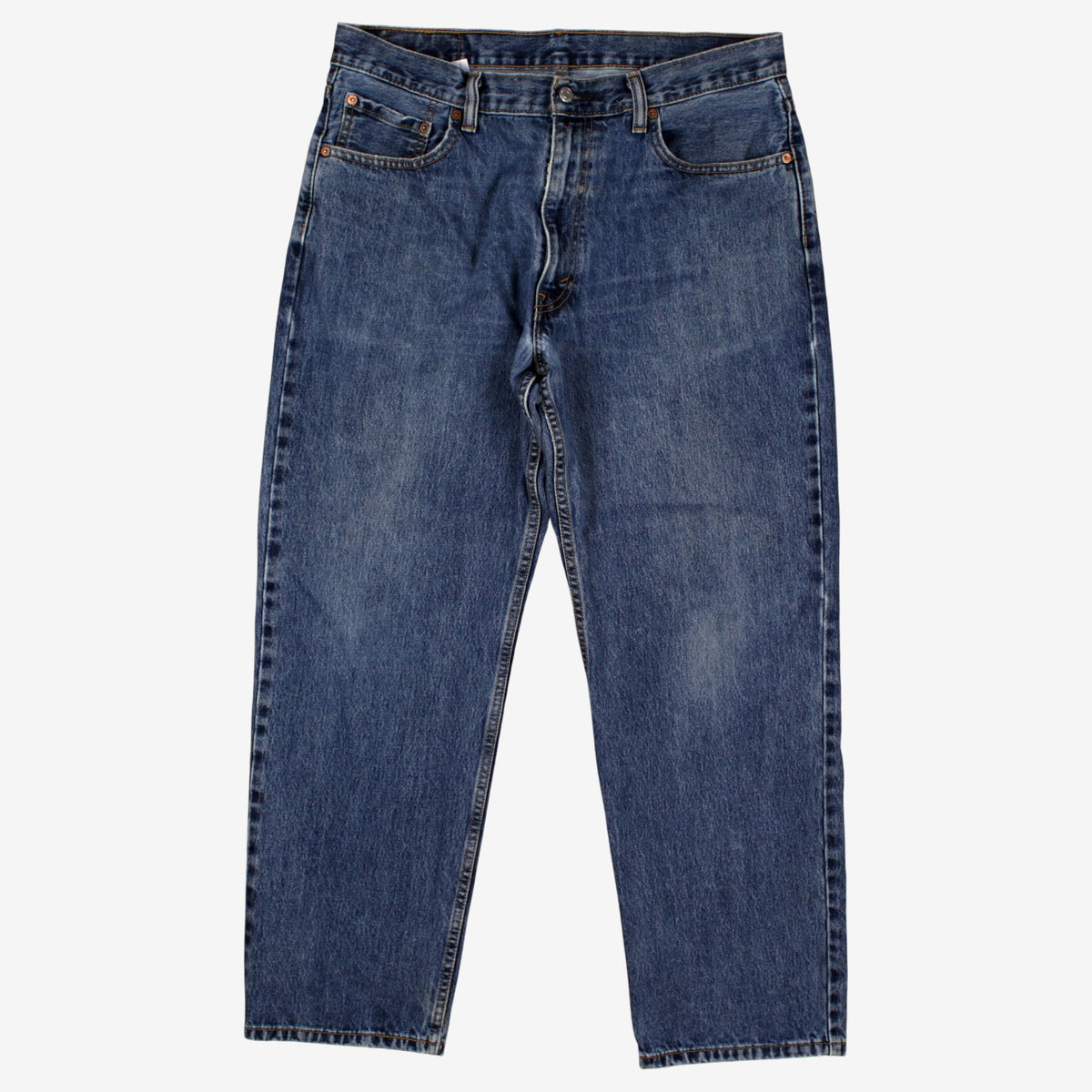 Levis 550 Jeans 36x30 Blue Relaxed Taper Faded Mid Rise Tapered Denim