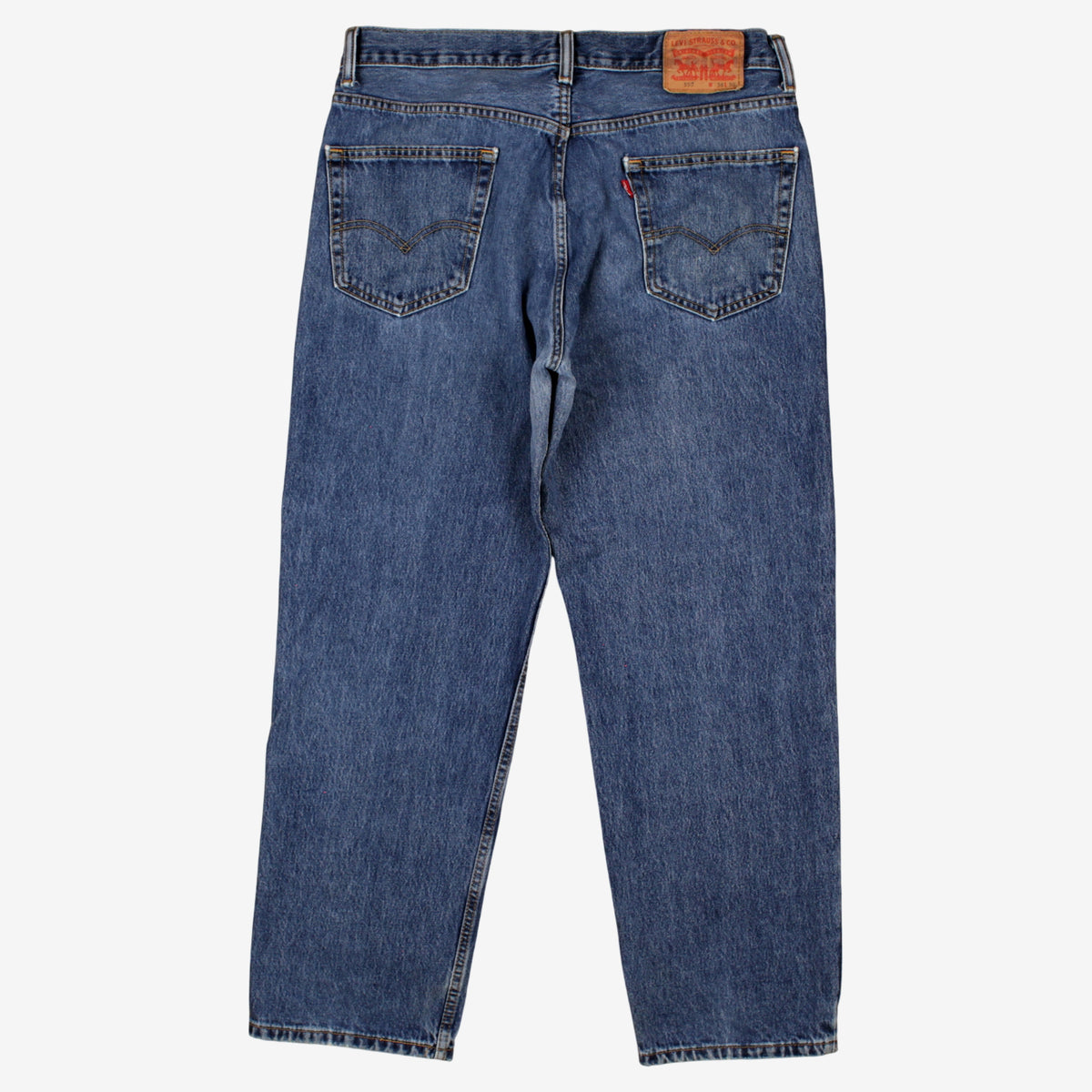 Levis 550 Jeans 36x30 Blue Relaxed Taper Faded Mid Rise Tapered Denim
