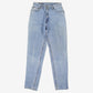 Levis 550 Jeans 27x33 Womens Blue Relaxed Taper USA Made Light Stonewash Denim