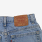 Levis 550 Jeans 27x33 Womens Blue Relaxed Taper USA Made Light Stonewash Denim