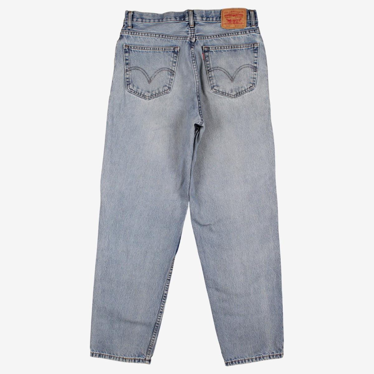 Levis 560 Jeans 34x34 Blue Relaxed Taper Faded Light Stonewash Zip Denim