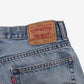 Levis 560 Jeans 34x34 Blue Relaxed Taper Faded Light Stonewash Zip Denim