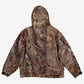Field & Stream Real Tree Jacket L Mens Brown Hooded Camo Insulated Hunting