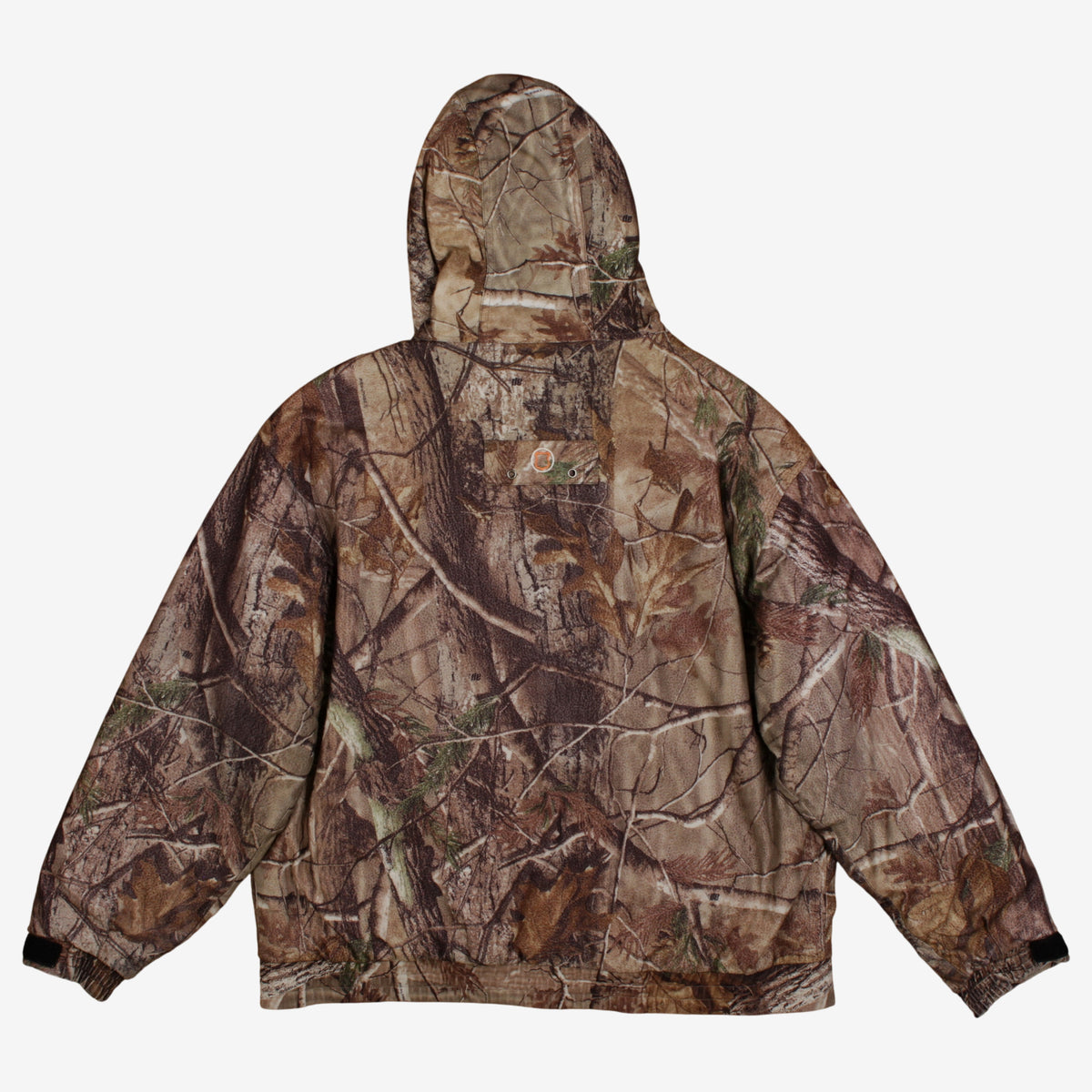 Field & Stream Real Tree Jacket L Mens Brown Hooded Camo Insulated Hunting