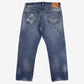 Levis 505 Jeans 36x30 Blue Regular Straight Faded Stonewash Red Tab Denim