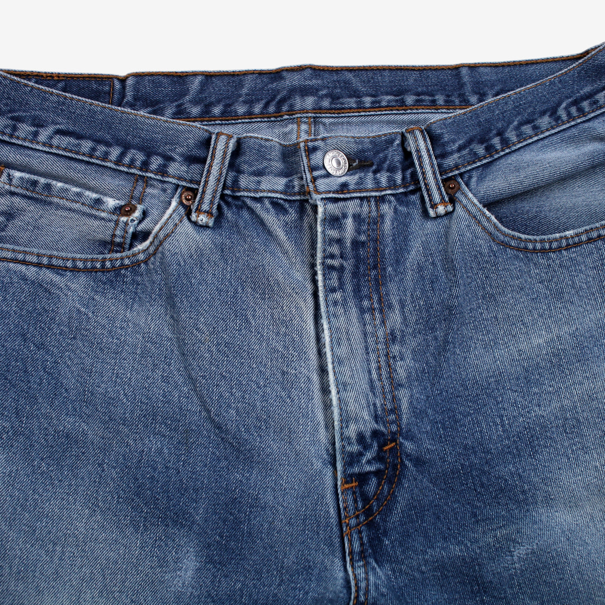 Levis 505 Jeans 36x30 Blue Regular Straight Faded Stonewash Red Tab Denim