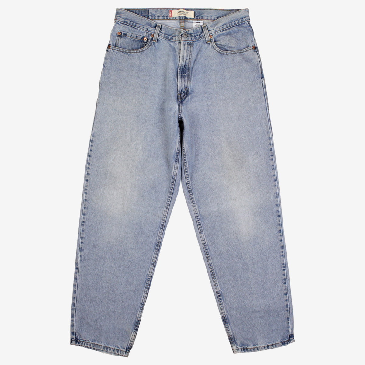 Levis 560 Jeans 34x32 Blue Relaxed Taper Comfort Fit Light Stonewash Denim