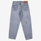 Levis 560 Jeans 34x32 Blue Relaxed Taper Comfort Fit Light Stonewash Denim