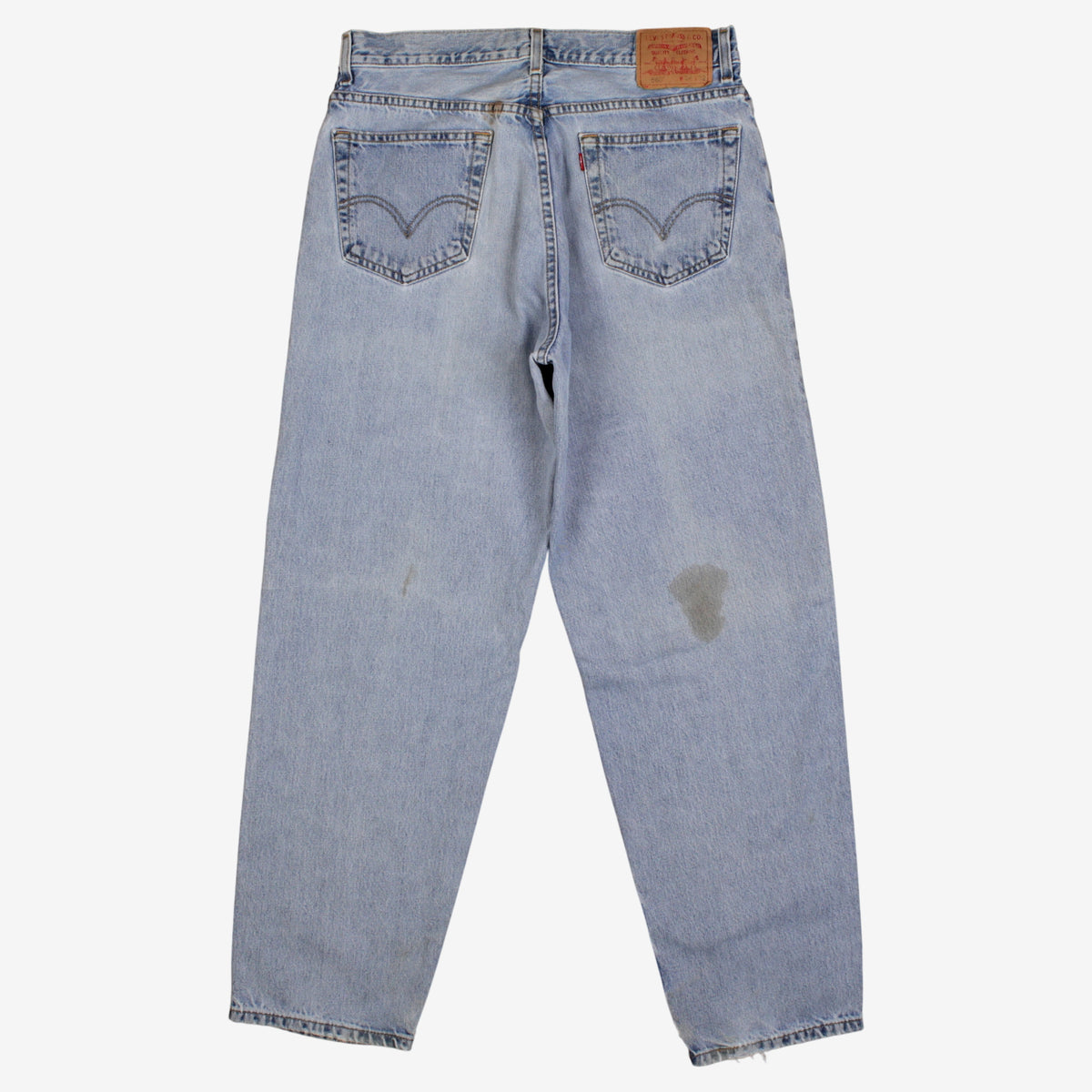 Levis 560 Jeans 34x32 Blue Relaxed Taper Comfort Fit Light Stonewash Denim
