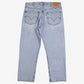 Levis 505 Jeans 36x30 Blue Regular Straight Light Stonewash Red Tab Denim
