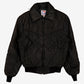 Vintage Miller Outerwear Bomber Jacket S Mens 90s Black USA Made Quilted Lined