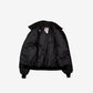 Vintage Miller Outerwear Bomber Jacket S Mens 90s Black USA Made Quilted Lined