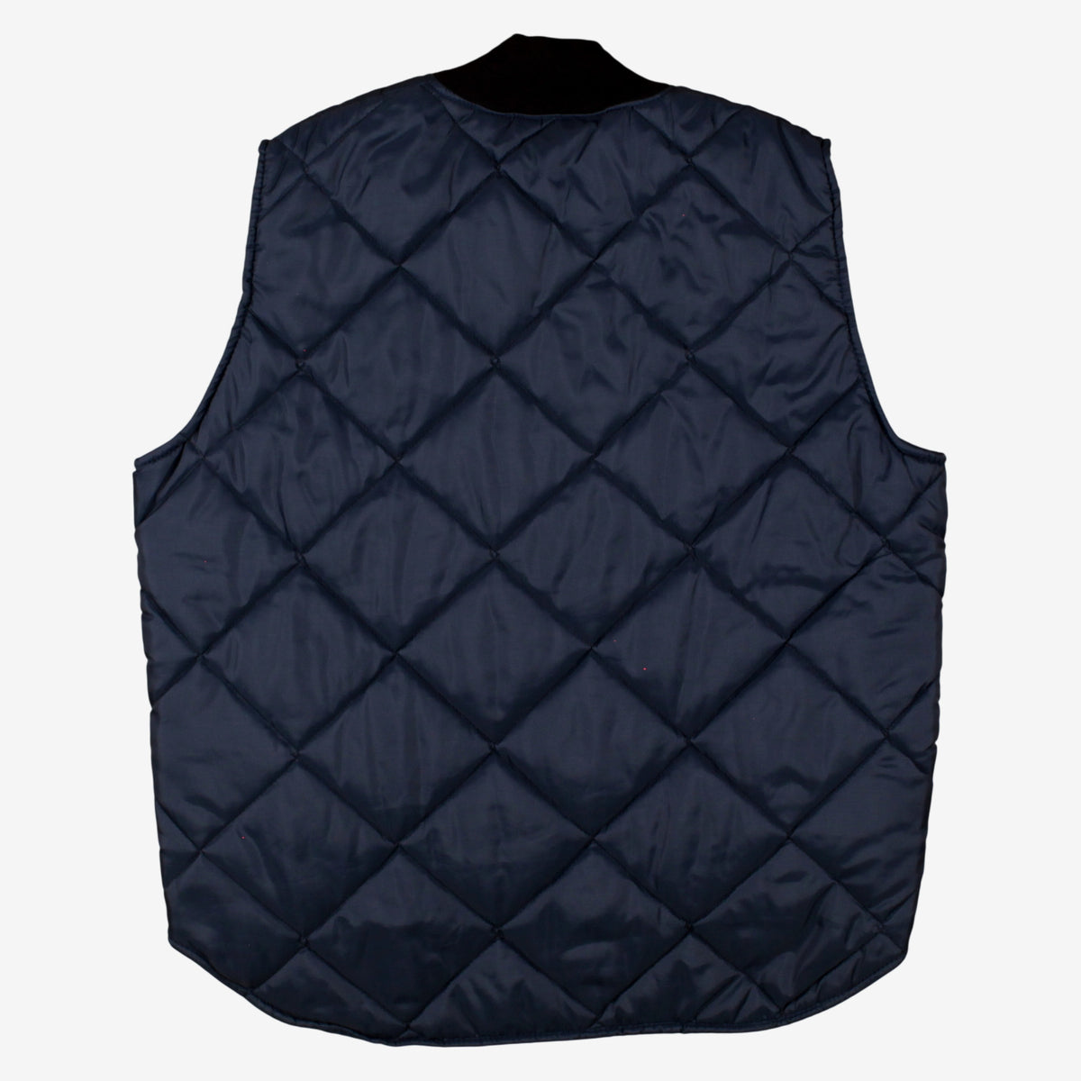 Vintage Big Smith Quilted Vest XL Mens 90s Blue USA Made Nylon Chore Gilet