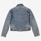 Levis Denim Jacket S Womens Blue Stretch Trucker Button Front Western Casual