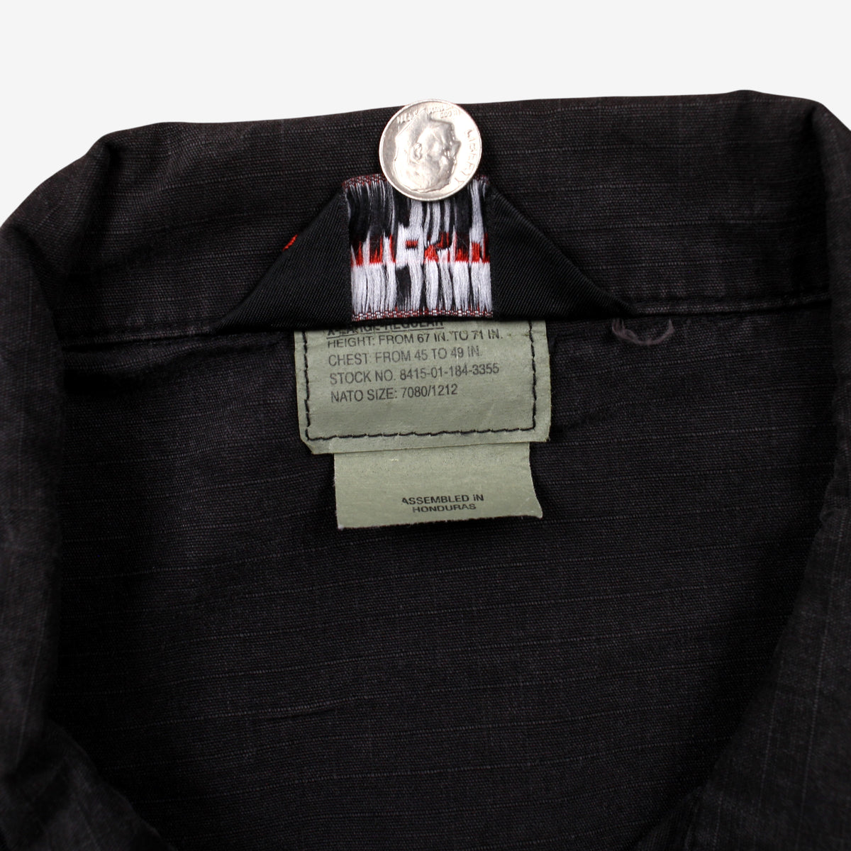 Tru Spec Jacket XL Mens Black Cotton Rip Stop Field Military Army