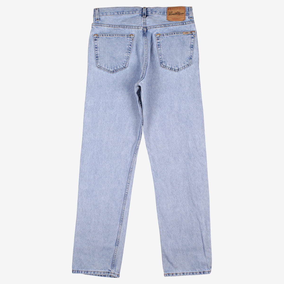 Levis Signature Jeans 34x34 Blue Light Stonewash Denim Regular Fit