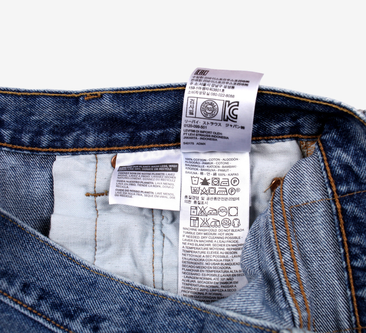 Levis 501 Jeans 30x30 Blue Regular Straight Faded Stonewash Red Tab Denim