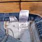 Levis 527 Jeans 30x34 Blue Slim Bootcut Light Stonewash Red Tab Denim
