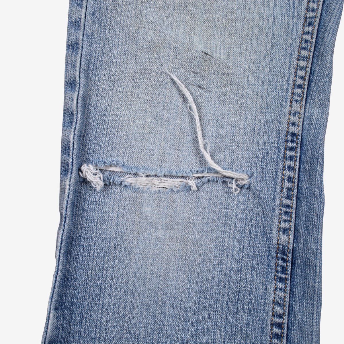 Levis 527 Jeans 30x34 Blue Slim Bootcut Light Stonewash Red Tab Denim