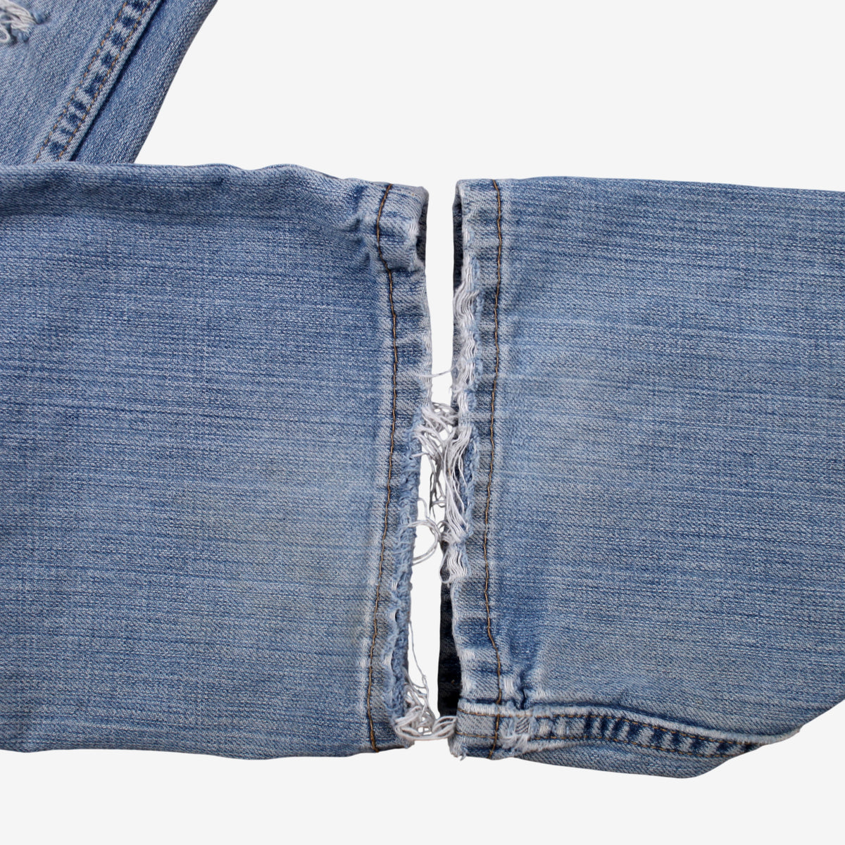 Levis 527 Jeans 30x34 Blue Slim Bootcut Light Stonewash Red Tab Denim