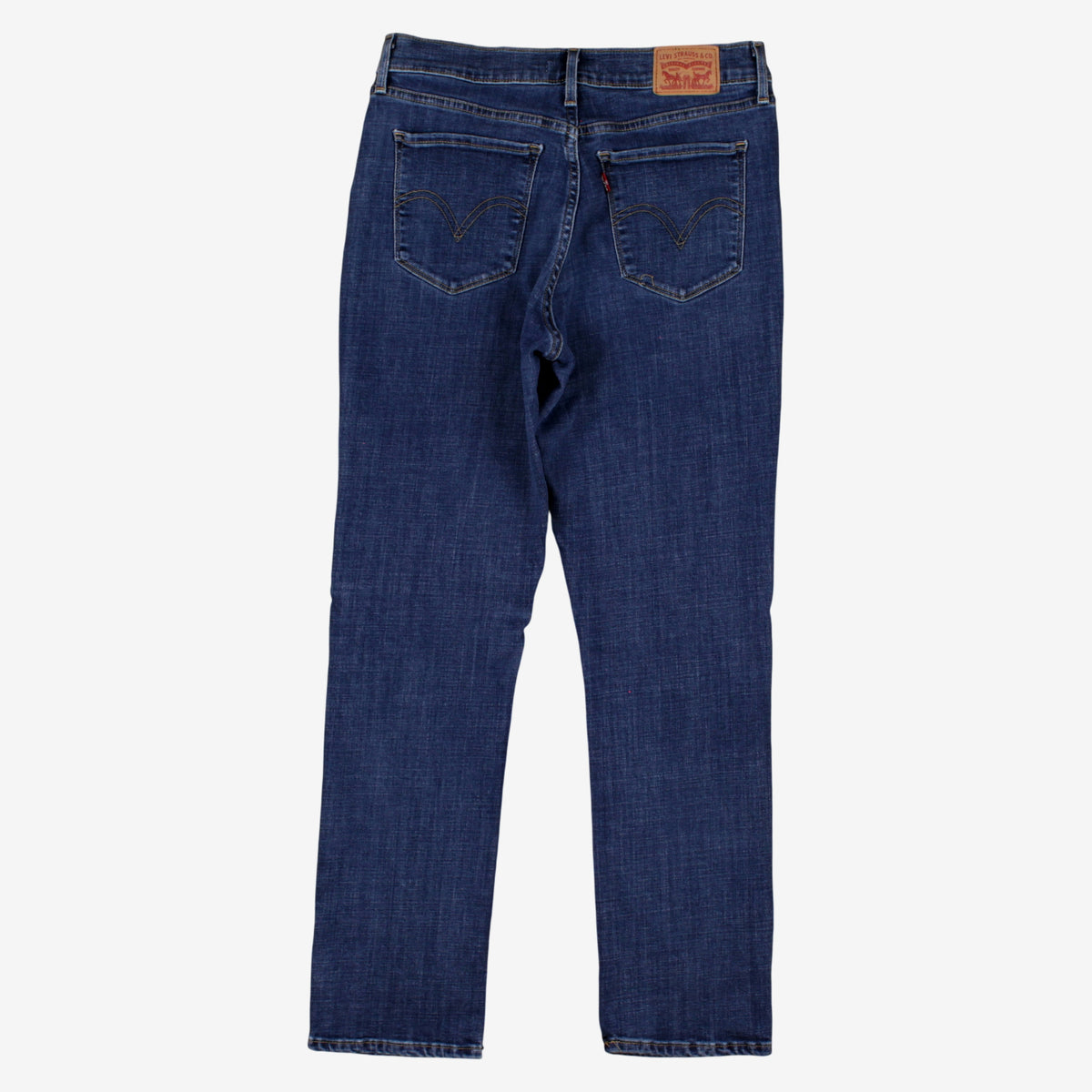 Levis Classic Straight Y2k Jeans 29x30 Womens Blue Stonewash Denim