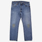 Levis 501 Jeans 34x30 Blue Regular Straight Stonewash Red Tab Denim