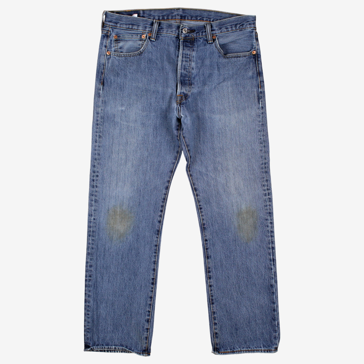 Levis 501 Jeans 34x30 Blue Regular Straight Stonewash Red Tab Denim