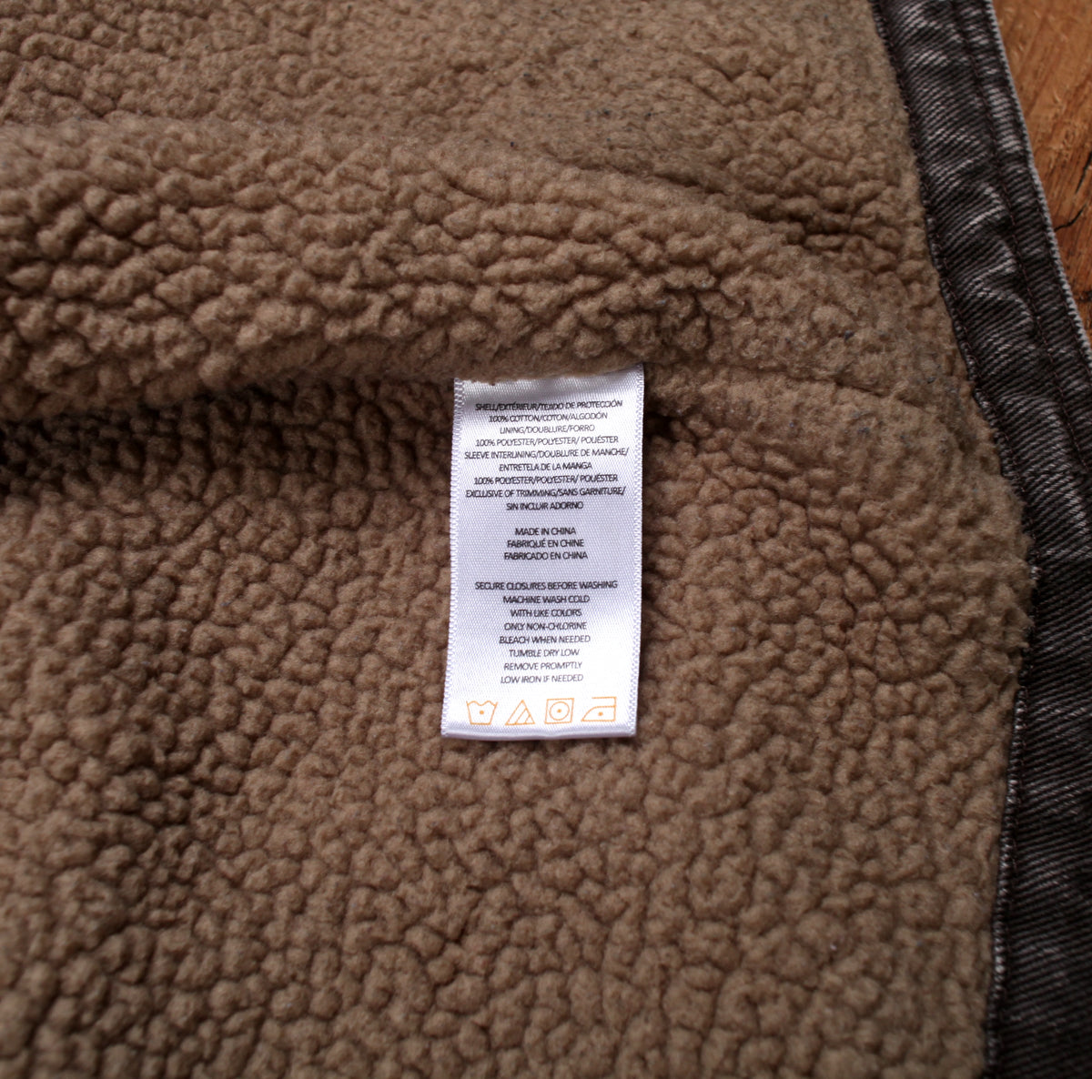 Wolverine Jacket M Mens Brown Canvas Hooded Full Zip Sherpa Lined Utility Active