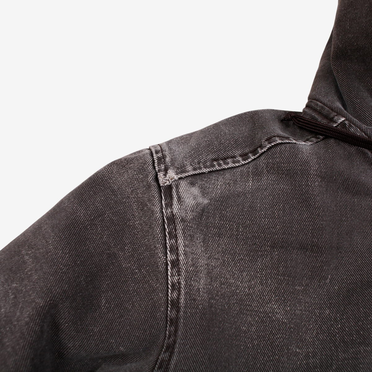 Wolverine Jacket M Mens Brown Canvas Hooded Full Zip Sherpa Lined Utility Active