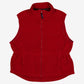 Vintage L.L. Bean Vest XL Womens 90s Red USA Made Petite Outdoor Hiking Gilet