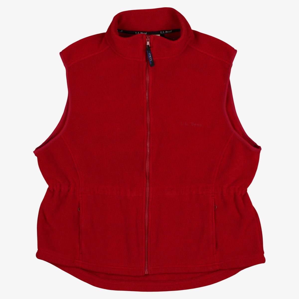 Vintage L.L. Bean Vest XL Womens 90s Red USA Made Petite Outdoor Hiking Gilet