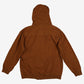 Legendary Whitetails Workwear Jacket L Mens Brown Logo Heavyweight Hooded