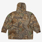 Cabelas Real Tree Jacket 2XL Mens Brown Cotton Blend Hooded Camo Hunting