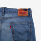 Levis 511 Jeans 34x32 Blue Slim Tapered Light Stonewash Denim