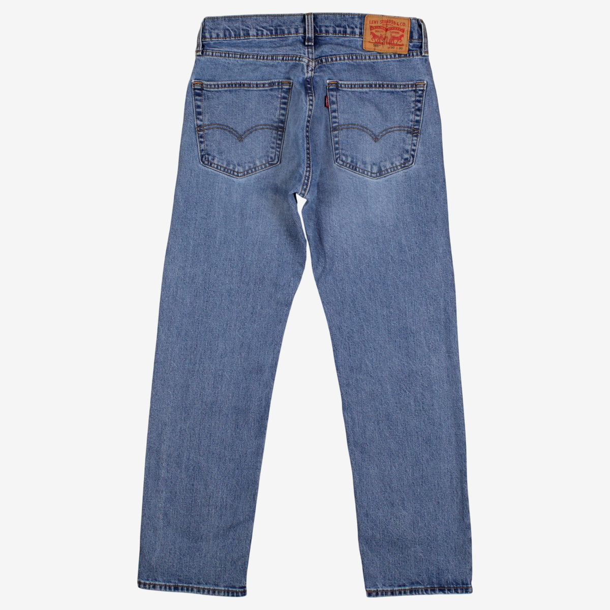 Levis 505 Jeans 30x30 Blue Regular Straight Stonewash Red Tab Denim