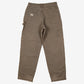 Old Navy Carpenter Trousers Pants 32x32 00s Brown Relaxed Fit Utility Pockets