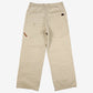 Plugg Baggy Trousers Pants 36x34 00s Y2k Beige Wide Streetwear Skater