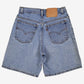 Vintage Levis 37950 Denim Baggy Shorts Jorts 27 Womens 90s Blue USA Made Relaxed