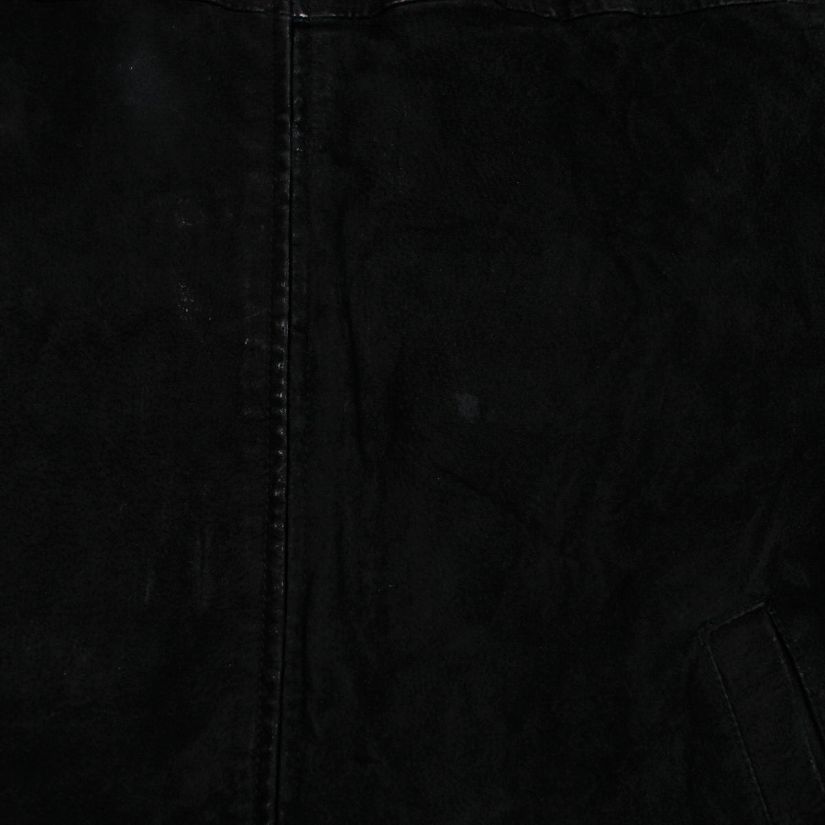 Rover & Lakes Leather Jacket 2XL 52 Mens 00s Black Lined Suede Casual