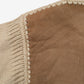 Vintage Bowron Cardigan L Mens 90s Wool Blend Shearling Suede Panels Brown Knit