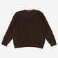 Eddie Bauer Sweater Jumper 2XL Mens Cotton V-neck Ribbed Outdoor Brown Knit