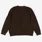 Eddie Bauer Sweater Jumper 2XL Mens Cotton V-neck Ribbed Outdoor Brown Knit