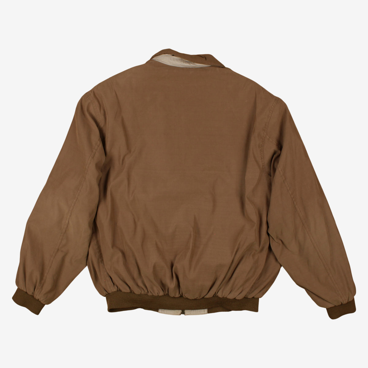 Weatherproof Bomber Jacket L Mens Brown Lined Outdoor Casual Windbreaker