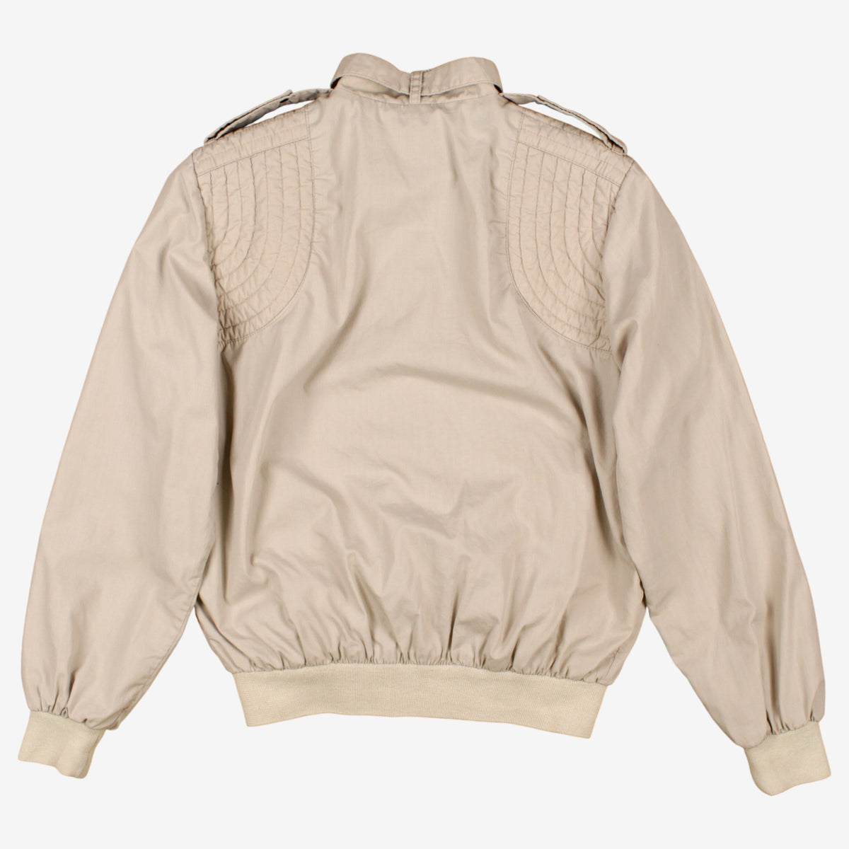 Vintage Patrice International Bomber Jacket M Mens Beige Lined Windbreaker