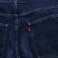 Vintage Levis Carpenter Jeans 40x30 Blue Dark Stonewash 90s Baggy Wide Zip Denim
