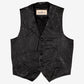 Vintage Northern Plains Vest M Mens Black Button Front Western Biker Gilet